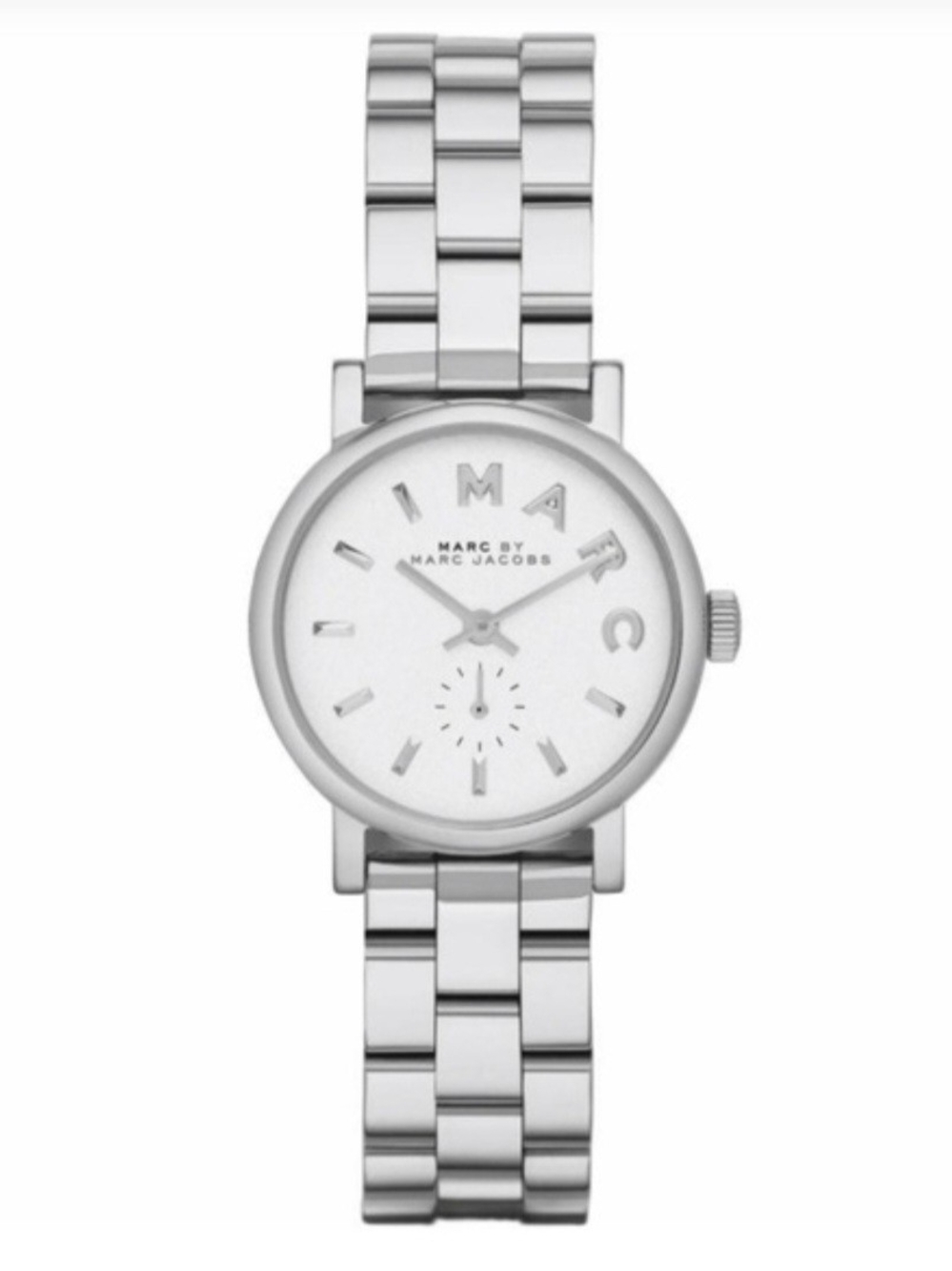 Marc Jacobs Silver Two-Hand Stainless Steel Women's Watch